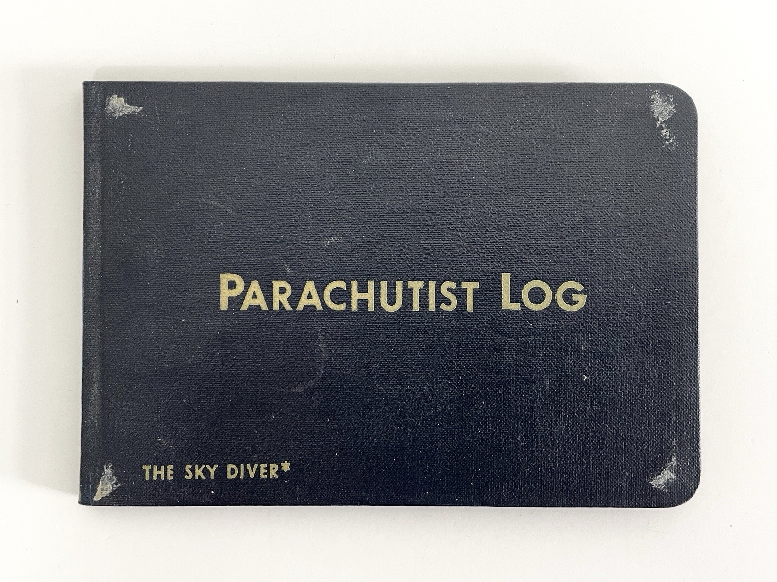 Vintage Parachutist Log Book Skydiving The Sky Diver*  Parachutes Incorporated
