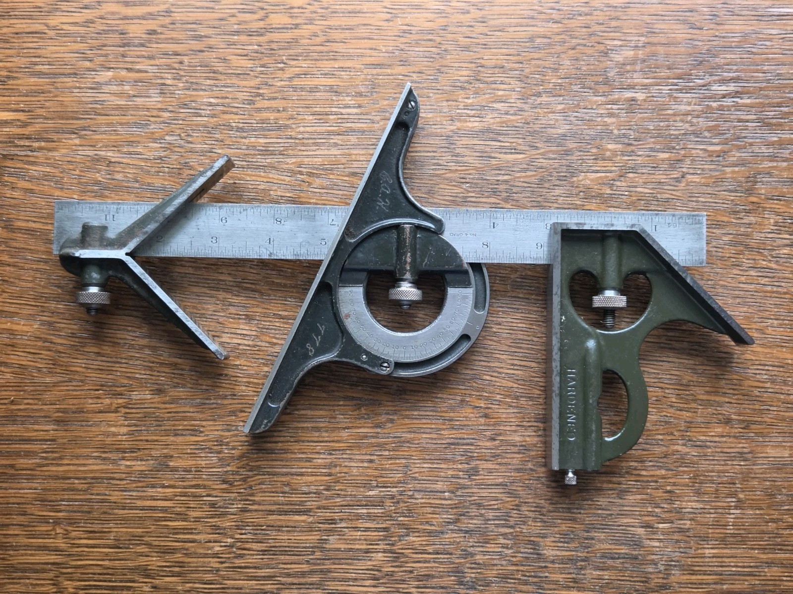 Lufkin Rule Combination Square w/Square Head, Protractor, Center Head & 12 Lufkin Rule Combination Square w/Square Head, Protractor, Center Head & 12