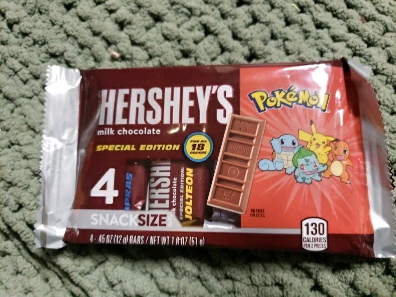 Hershey's Chocolate Bars Pokémon Edition SET of 6
