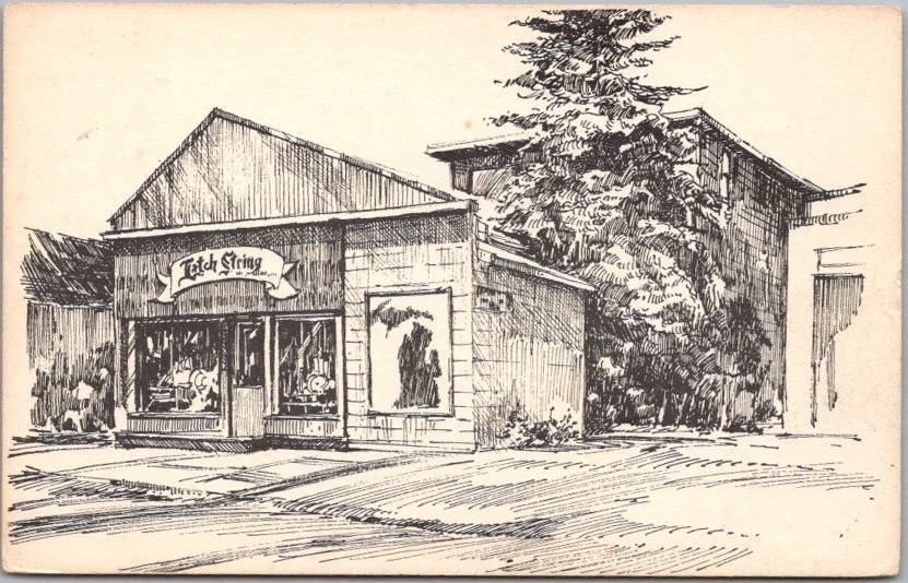 FRANKFORT, Michigan Advertising Postcard \