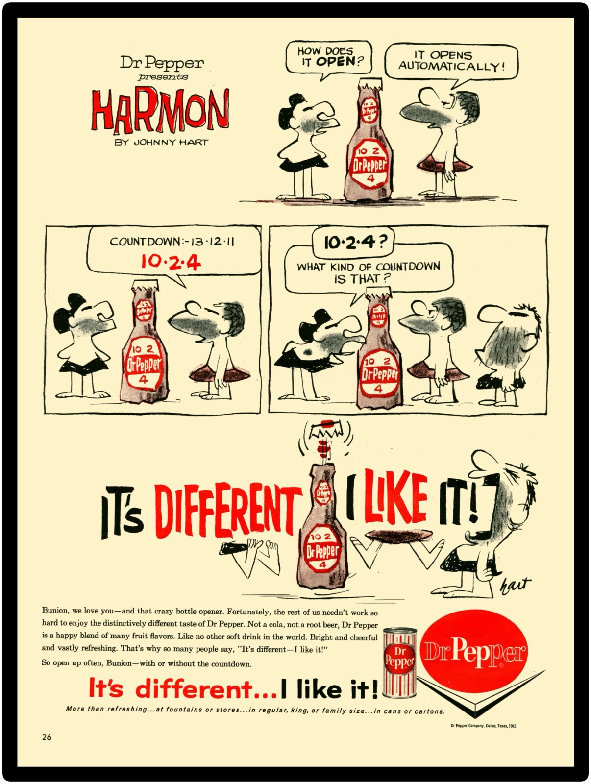 1964 Dr. Pepper, Harmon/BC Theme NEW Sign 24x30\