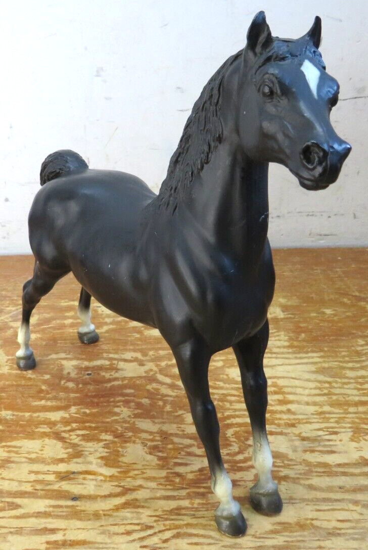 Vintage Breyer Molding Co. Horse Black & White Morgan Stallion