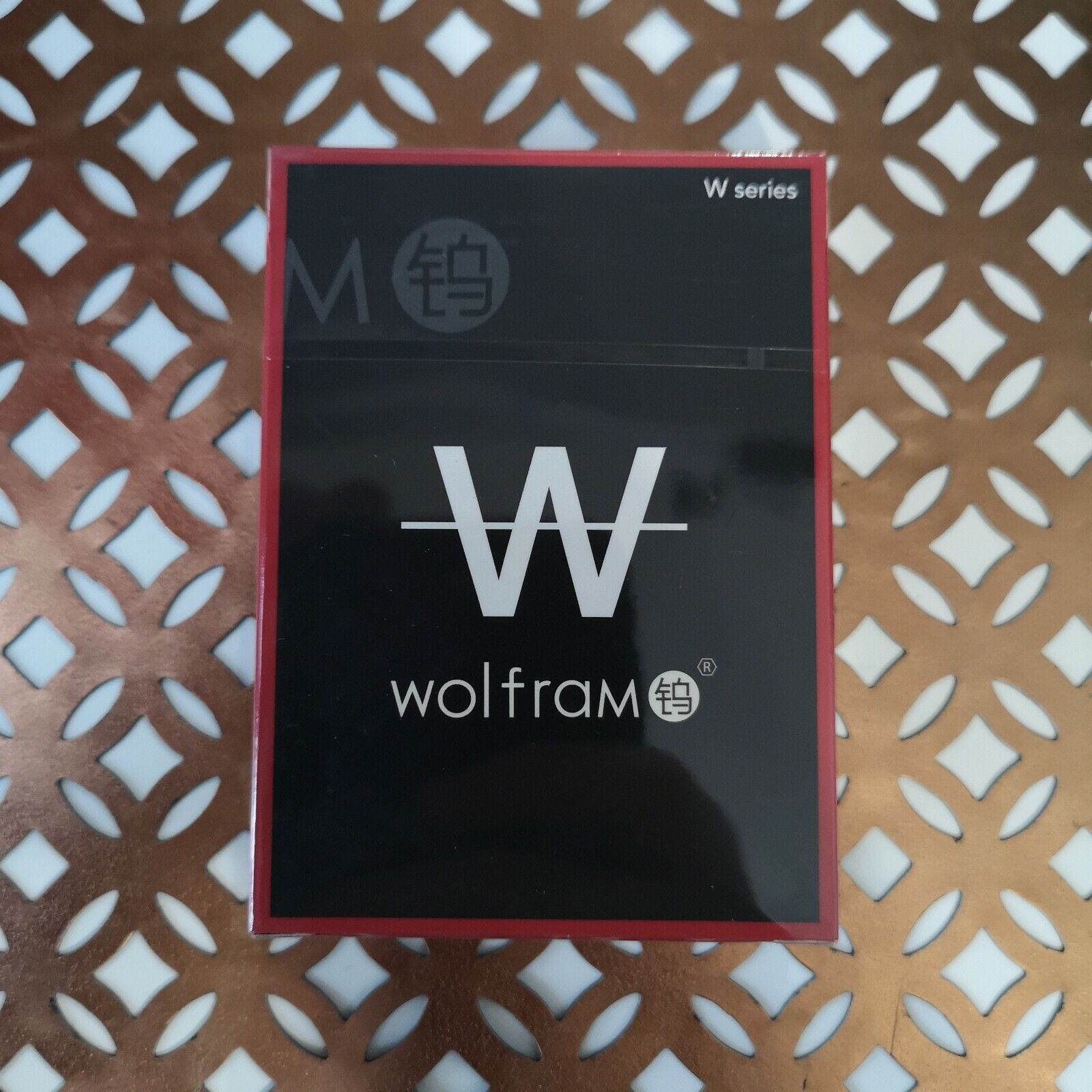 Wolfram Wouge et Noir V3 Playing Cards New & Sealed Limited Edition Deck