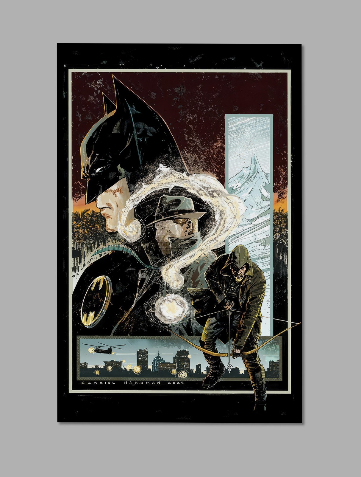 Batman/Green Arrow/The Question  Arcadia #1 Premium Giclee Print 11\