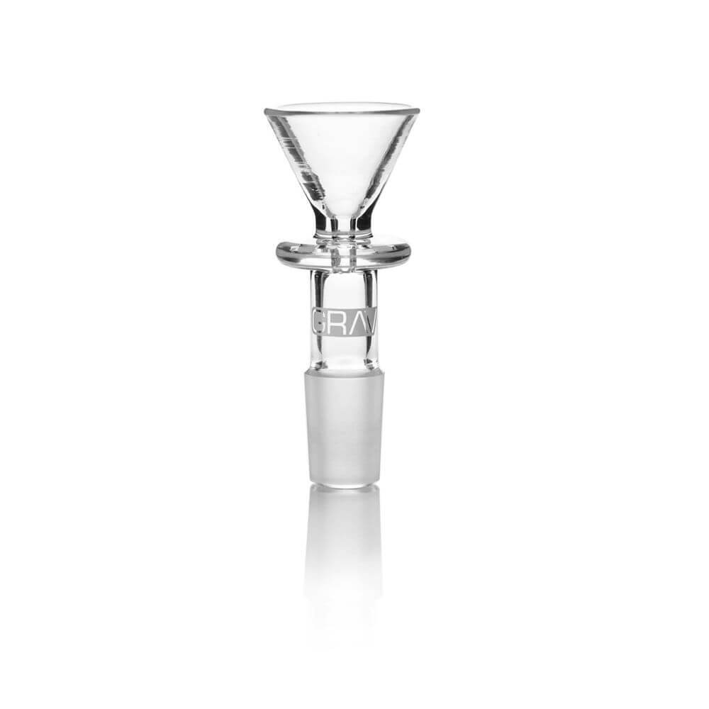 Grav 14mm Funnel Bowl - Clear