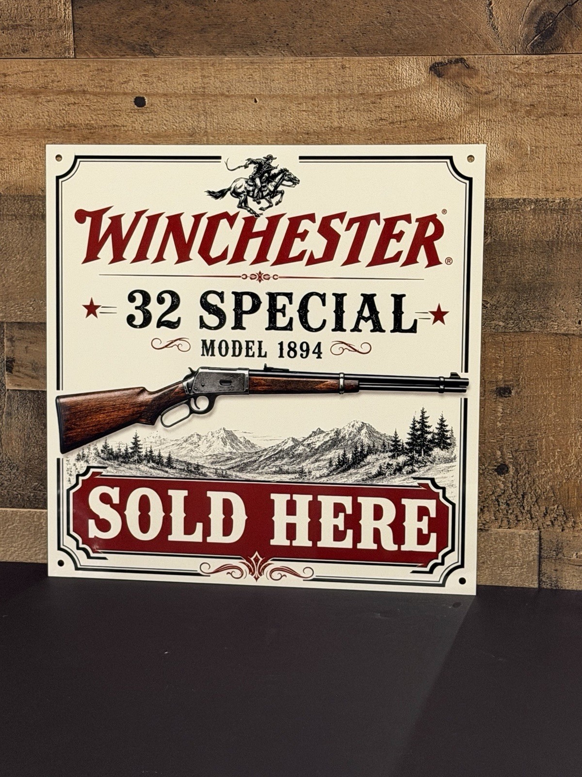 Winchester Special Model 32 1894  Vintage Style Metal Sign
