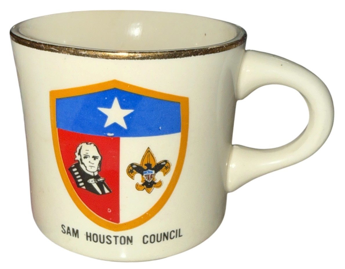 BSA Boy Scout Coffee Mug Cup Sam Houston Council