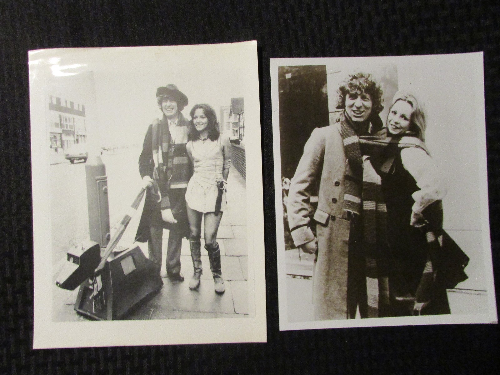1980\'s DOCTOR WHO Tom Baker w/ Girls of 8x10 B&W Promo Photos FN-/FN+ LOT of 5
