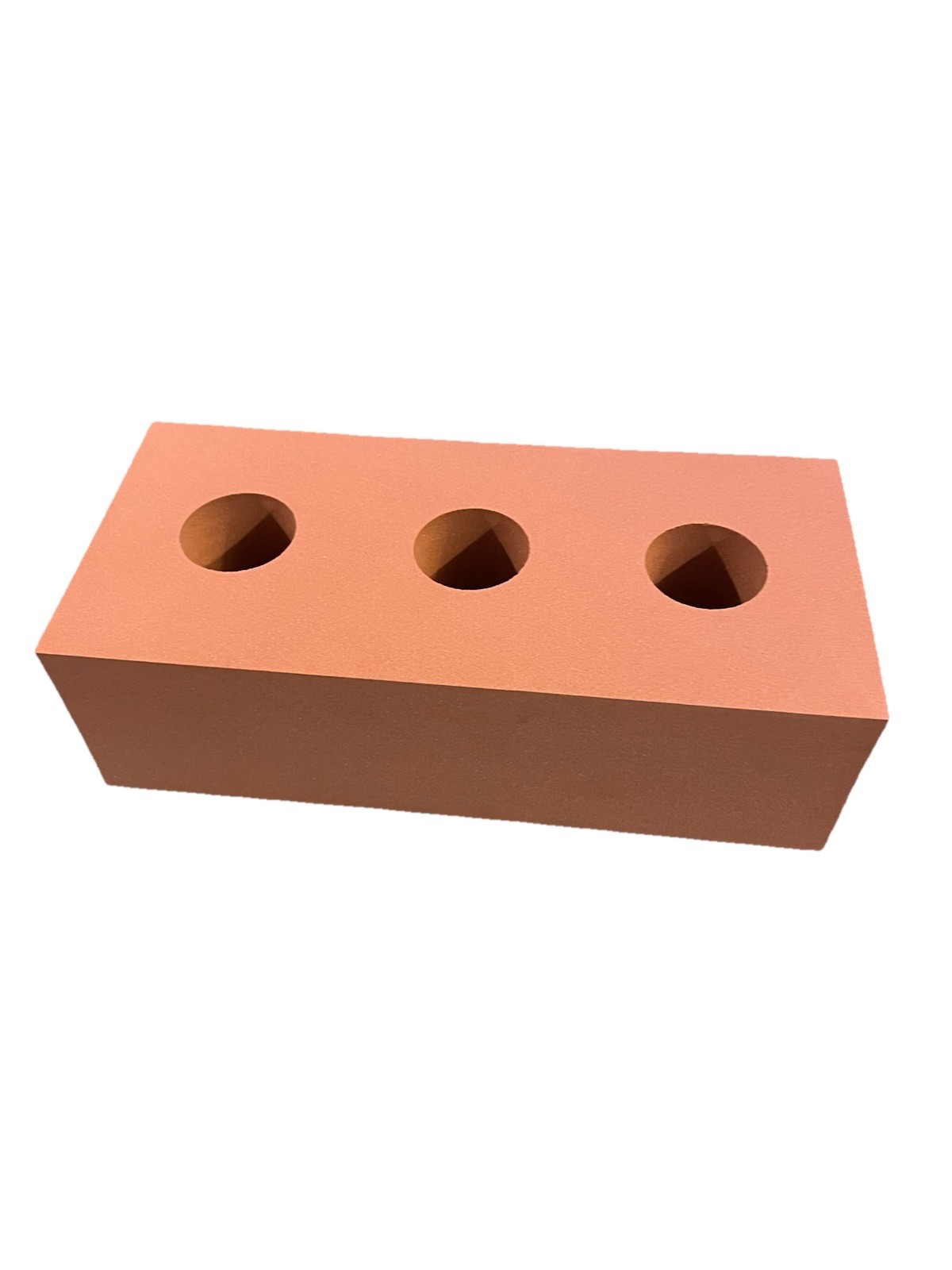 Single Foam Brick Toy Fake Prop Construction Block 3 Hole Prank Magic Full-size