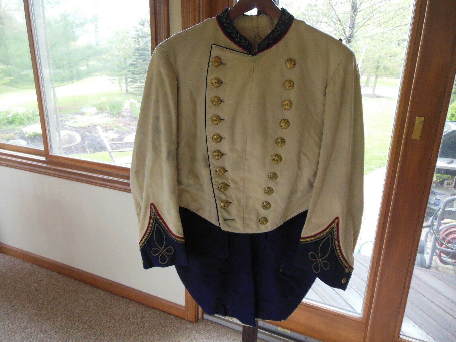 Late 1800\'s City of New York Old Guard Dress Coat Uniform Post Civil War RARE