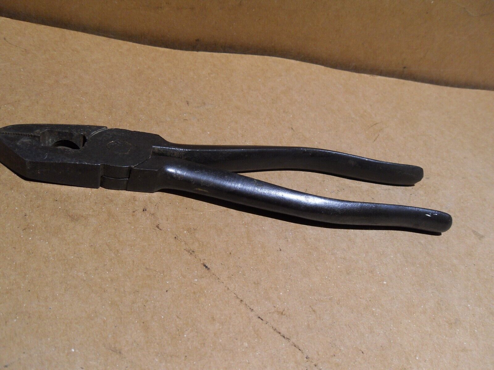 Vintage PEXTO 500-8 Lineman Pliers Side Cutter 8-1/2
