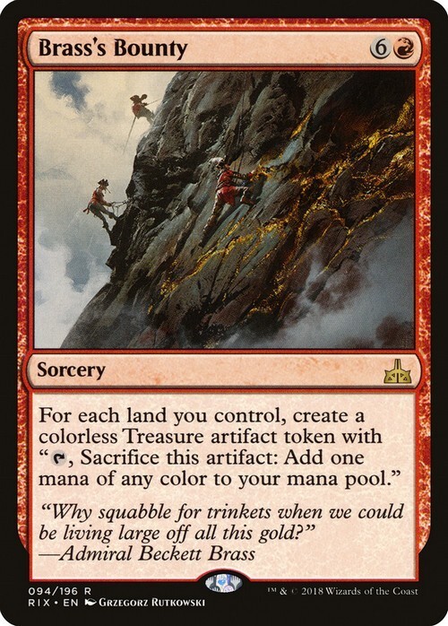 Brass\'s Bounty ~ Rivals of Ixalan [ EX ] [ Magic MTG ]