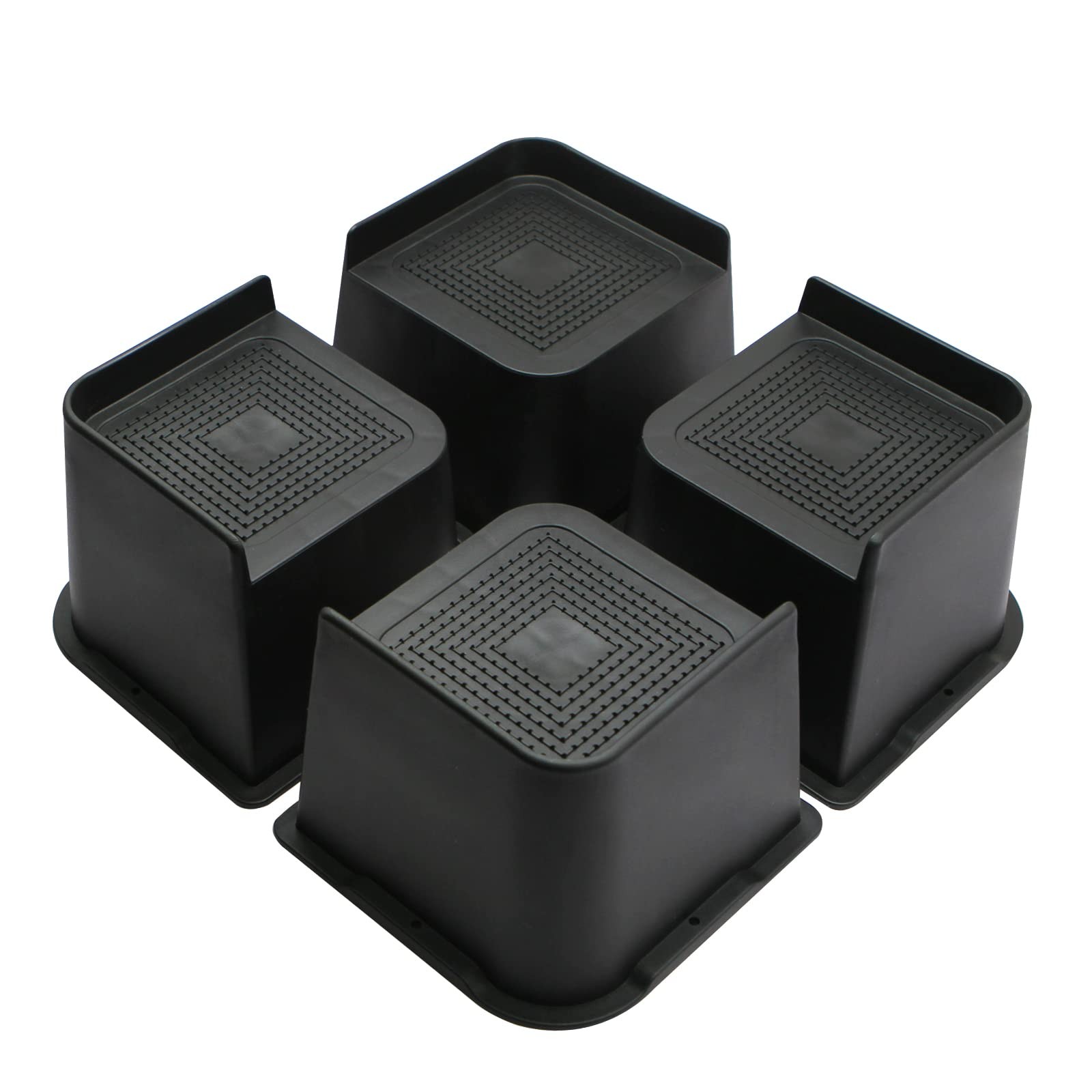 Mymulike Bed Risers Heavy Duty Oversized Furniture Risers Support Up To 6000