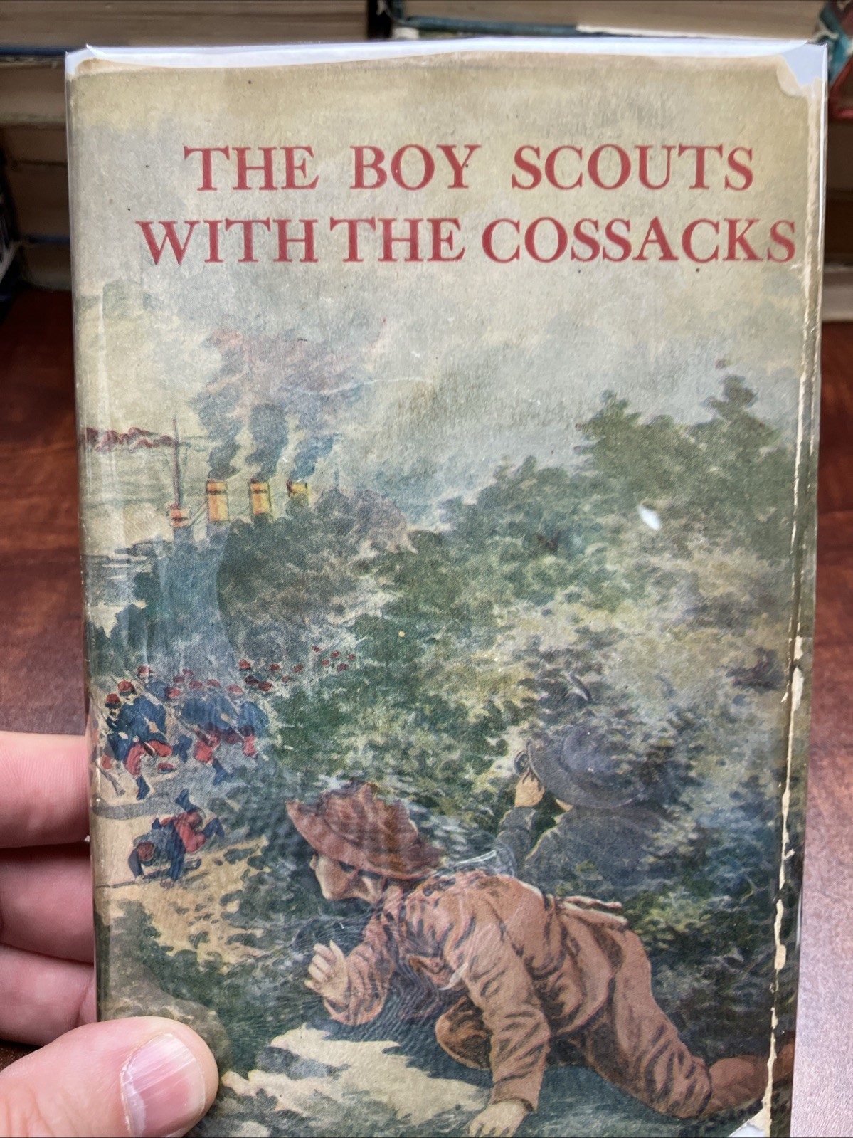 Boy Scouts with the Cossacks Antique Book 1916 HC, DJ