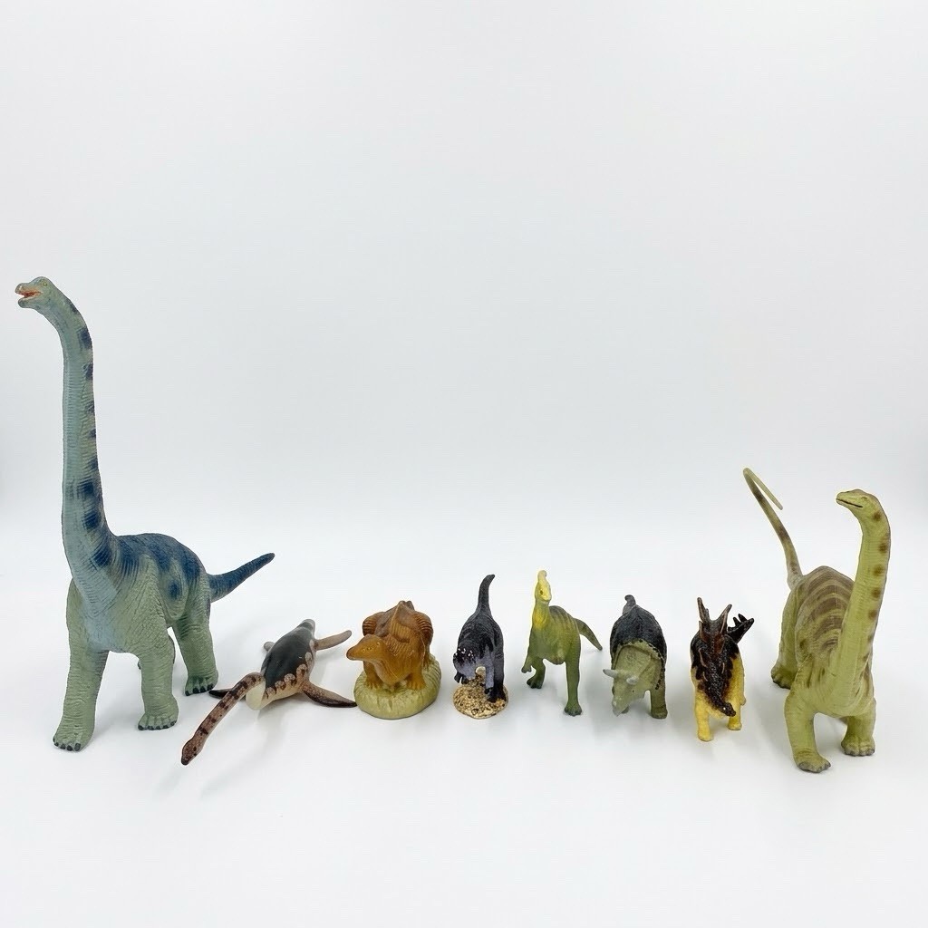 Vintage Carnegie Collection Safari Ltd Dinosaur Figure Lot of 8 (1988-1998)