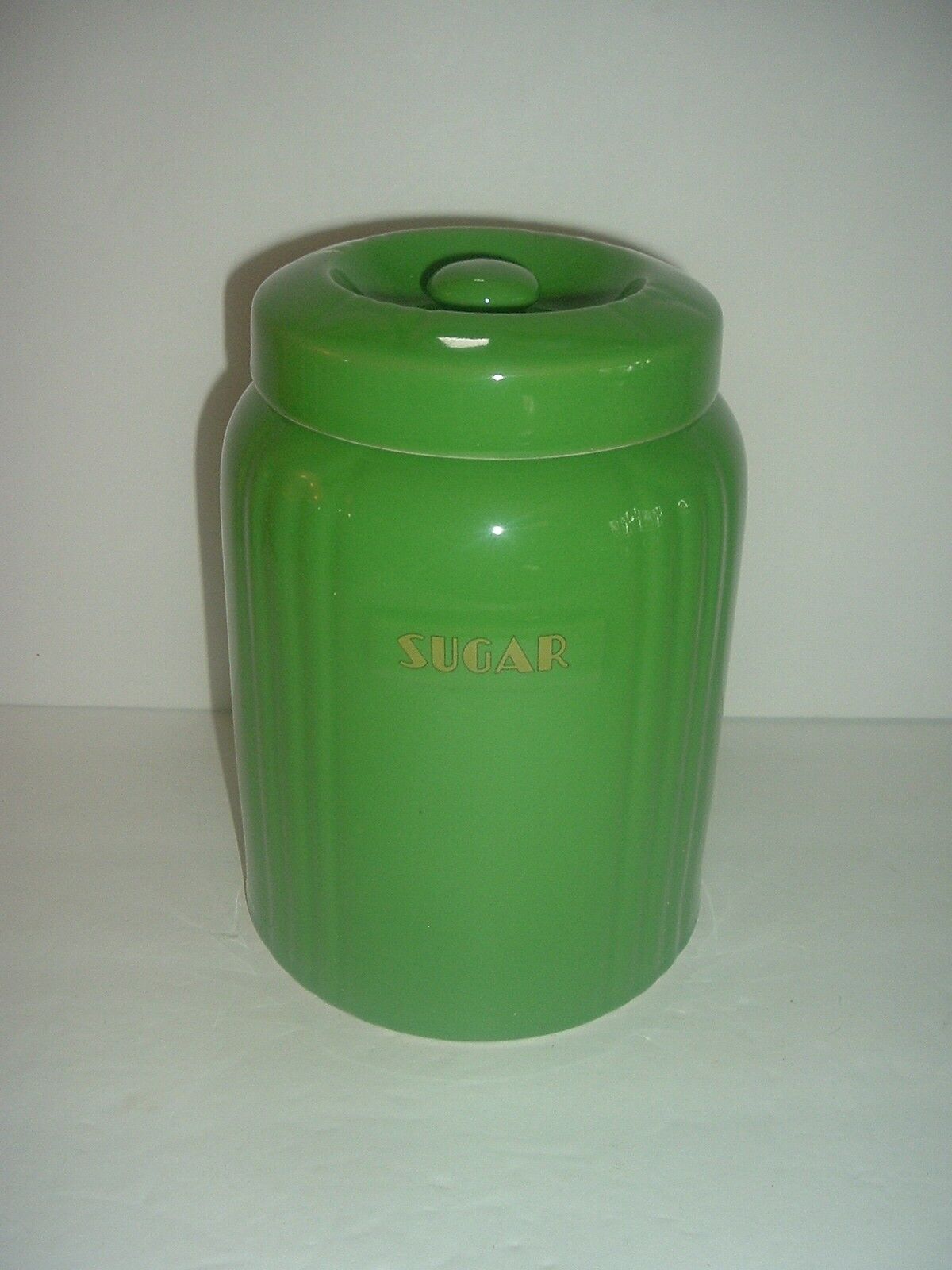Hall Green Radiance Sugar Jar Canister Vintage