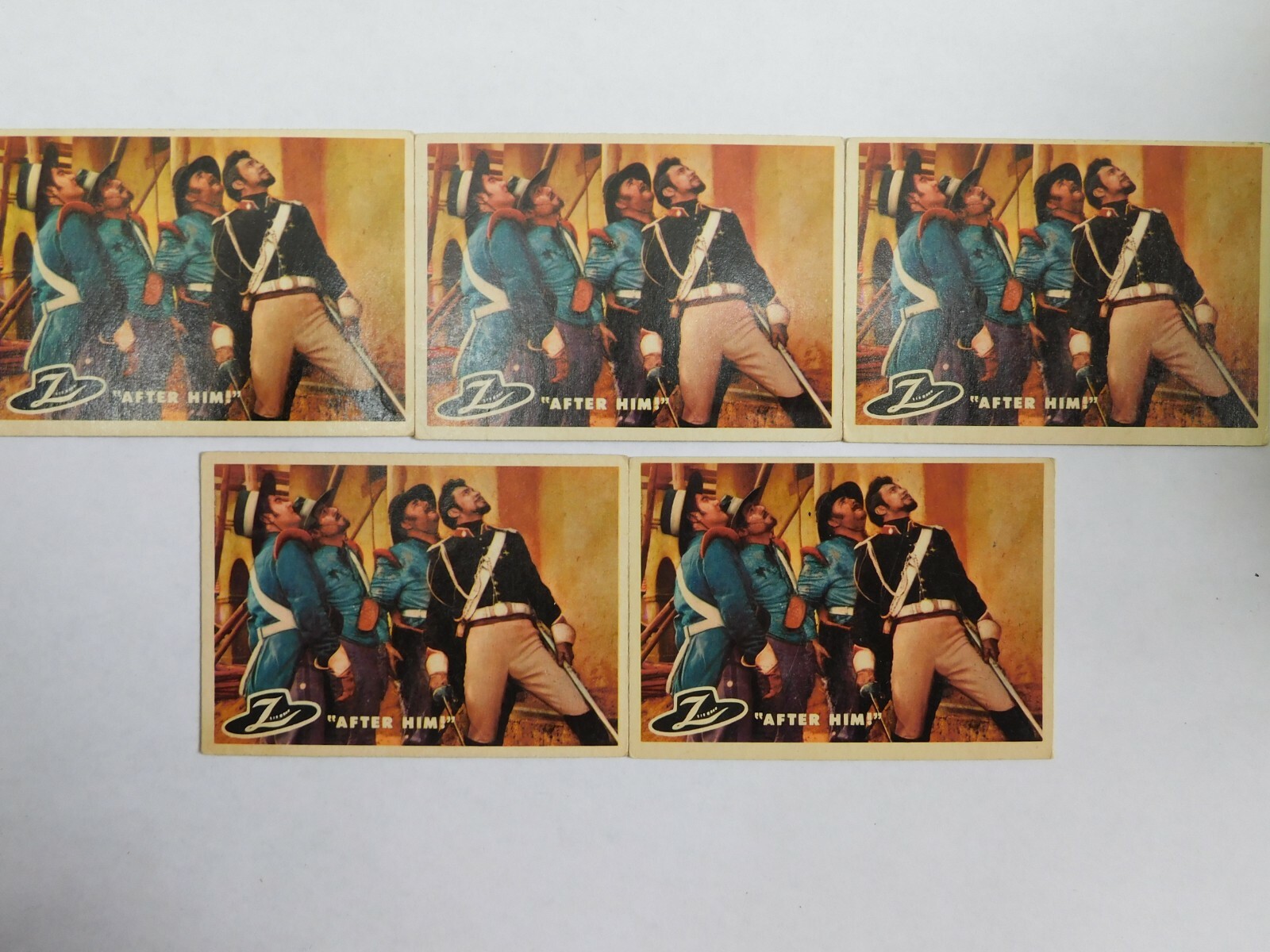 9 1958 Topps Walt Disney's Zorro 31- 32 9 TOTAL Collectable cards