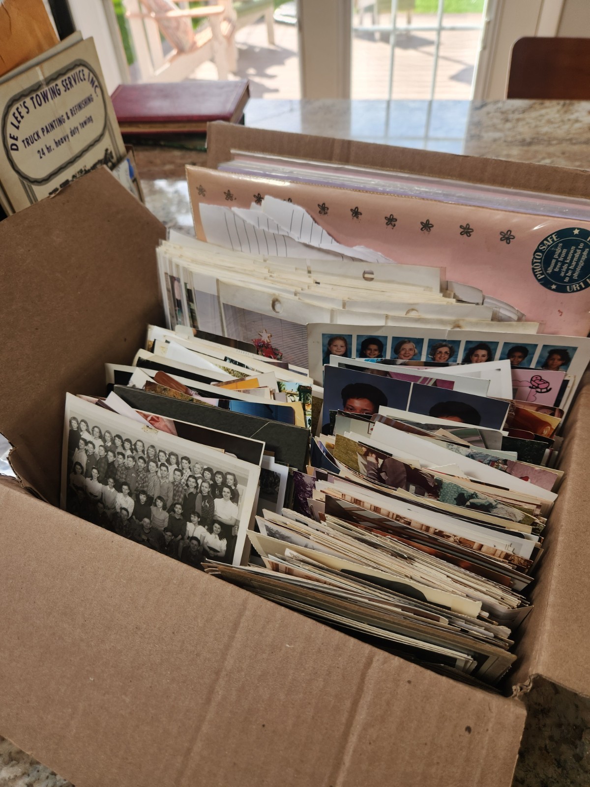 Big Lot Of Vintage And Antique Photographs Snapshots Portraits B&W Photos