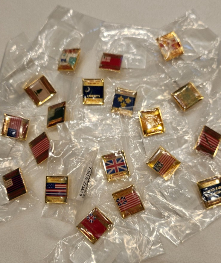 BOY SCOUT 1993 JAMBOREE - COMPLETE 19 PIECE SET SUBCAMP HAT PINS
