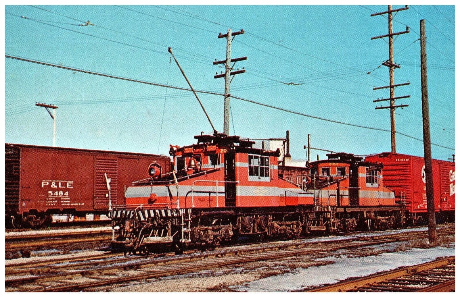 Train Chicago Aurora & Elgin 2001 2002 Indiana Harbor Belt Bellwood IL 1959 TP30