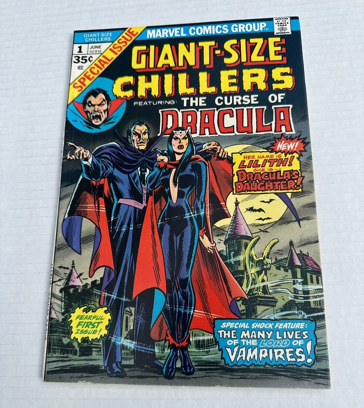 Giant-Size Chillers #1 Hot Key 1st Lilith Tomb Dracula Daughter Blade Marvel MCU