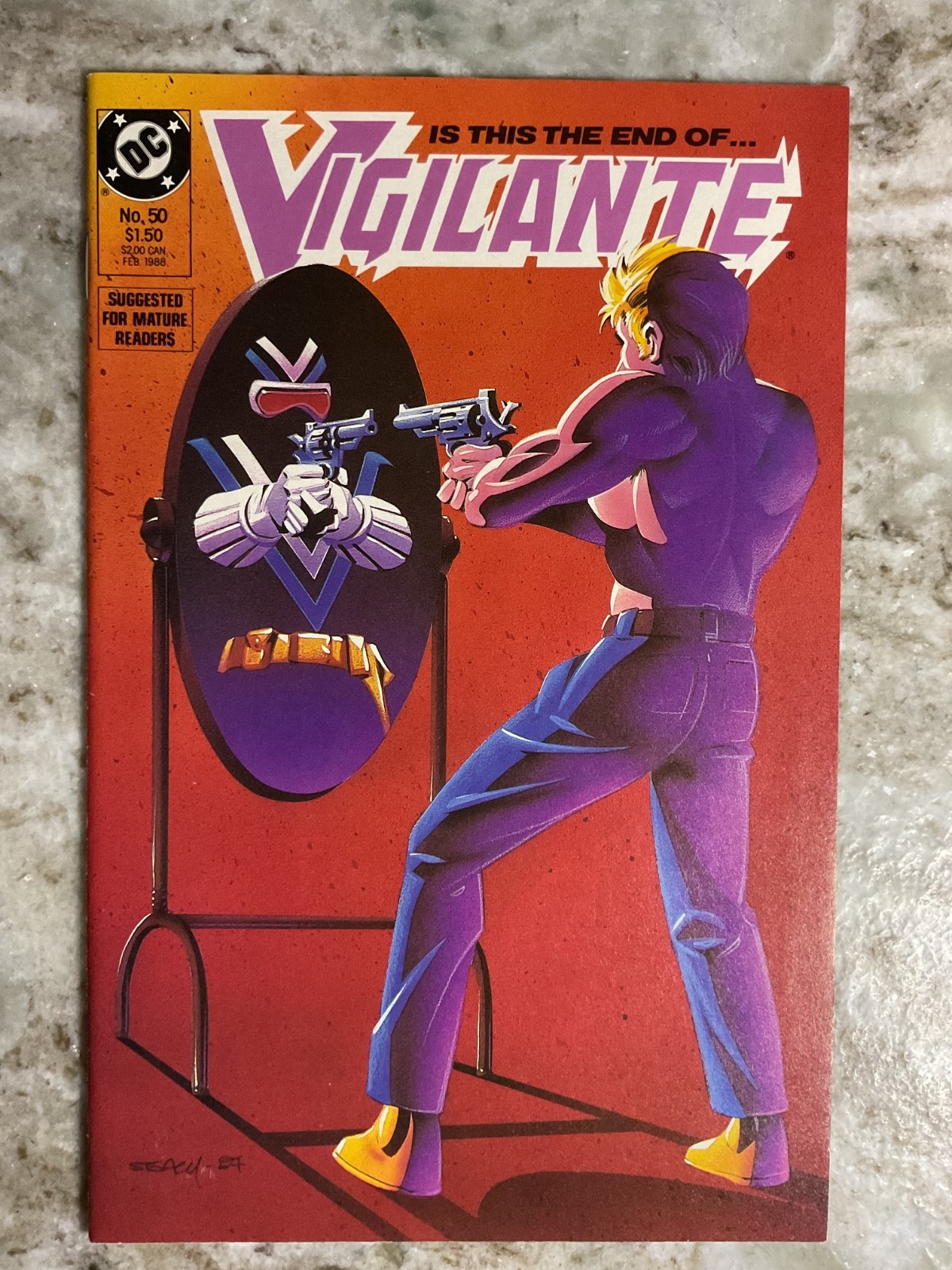 Vigilante #50 Last Issue DC Comic 1988 Paul Kupperberg Peacemaker Show