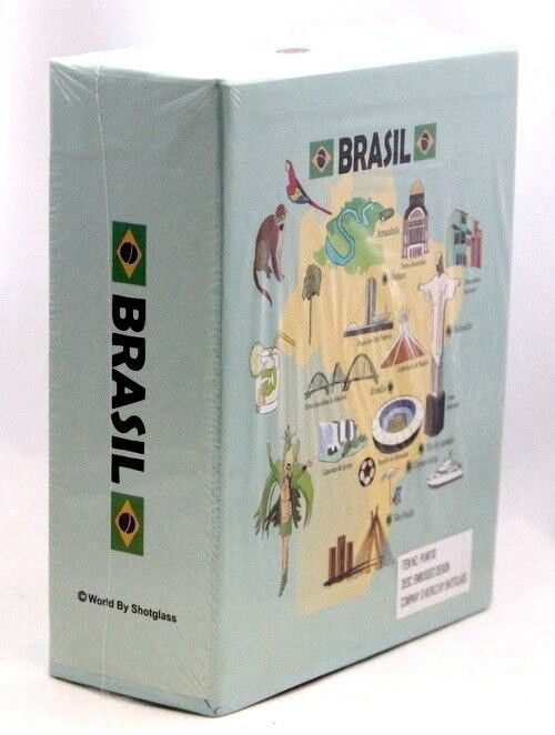 BRAZIL EMBOSSED PHOTO ALBUM 100 PHOTOS/ 4x6