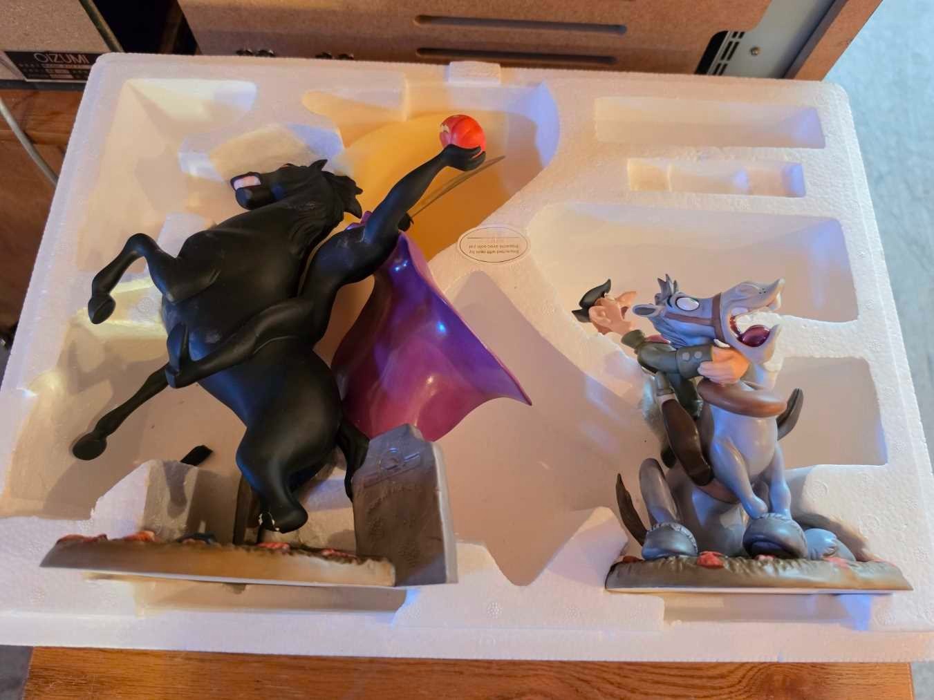 WDCC Adventures of Mr. Toad Ichabod Crane Sleepy Hollow Headless Horseman damage