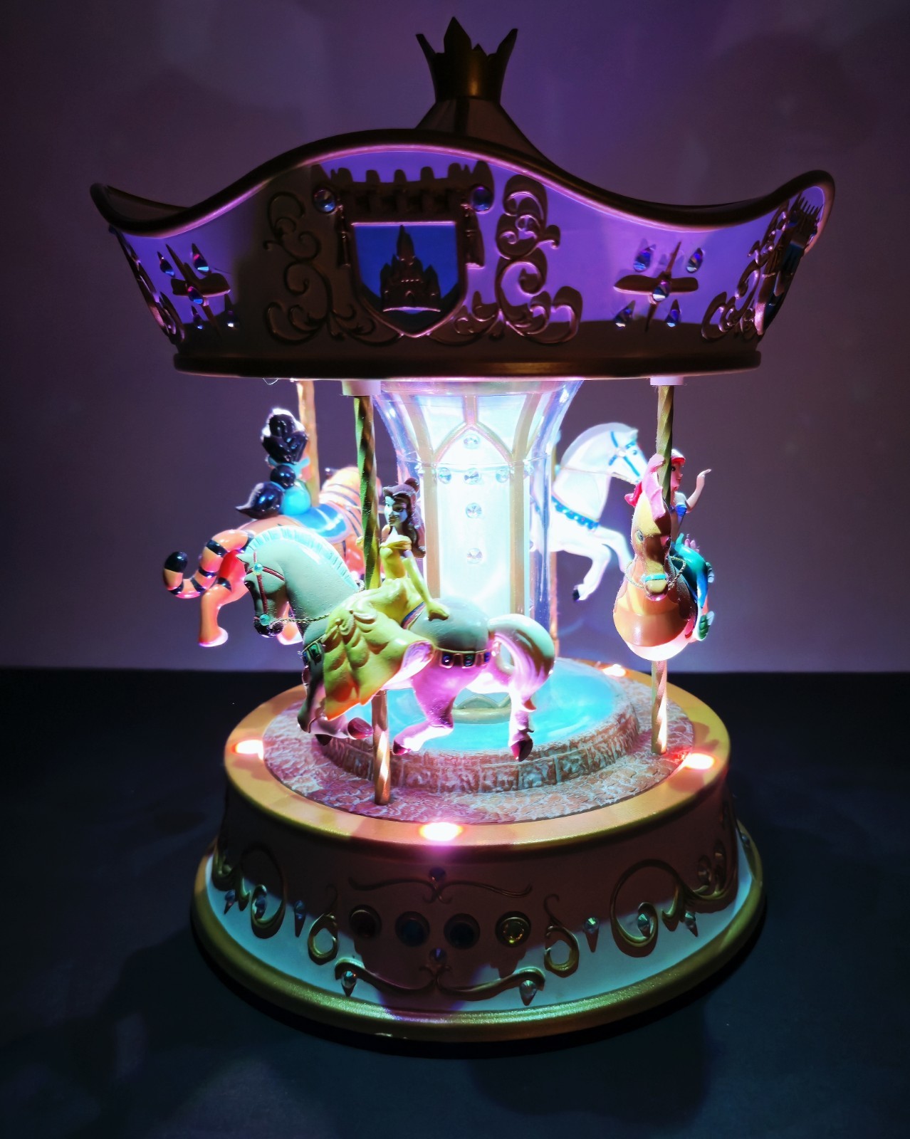 Disney Princess Carousel 2021 Hallmark Dreams Go Round Tabletop Decoration