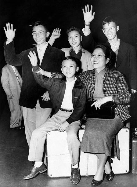 Chinese Refugees Arrive In New York 1955 Photo - New York, NY: From Hong Kong to