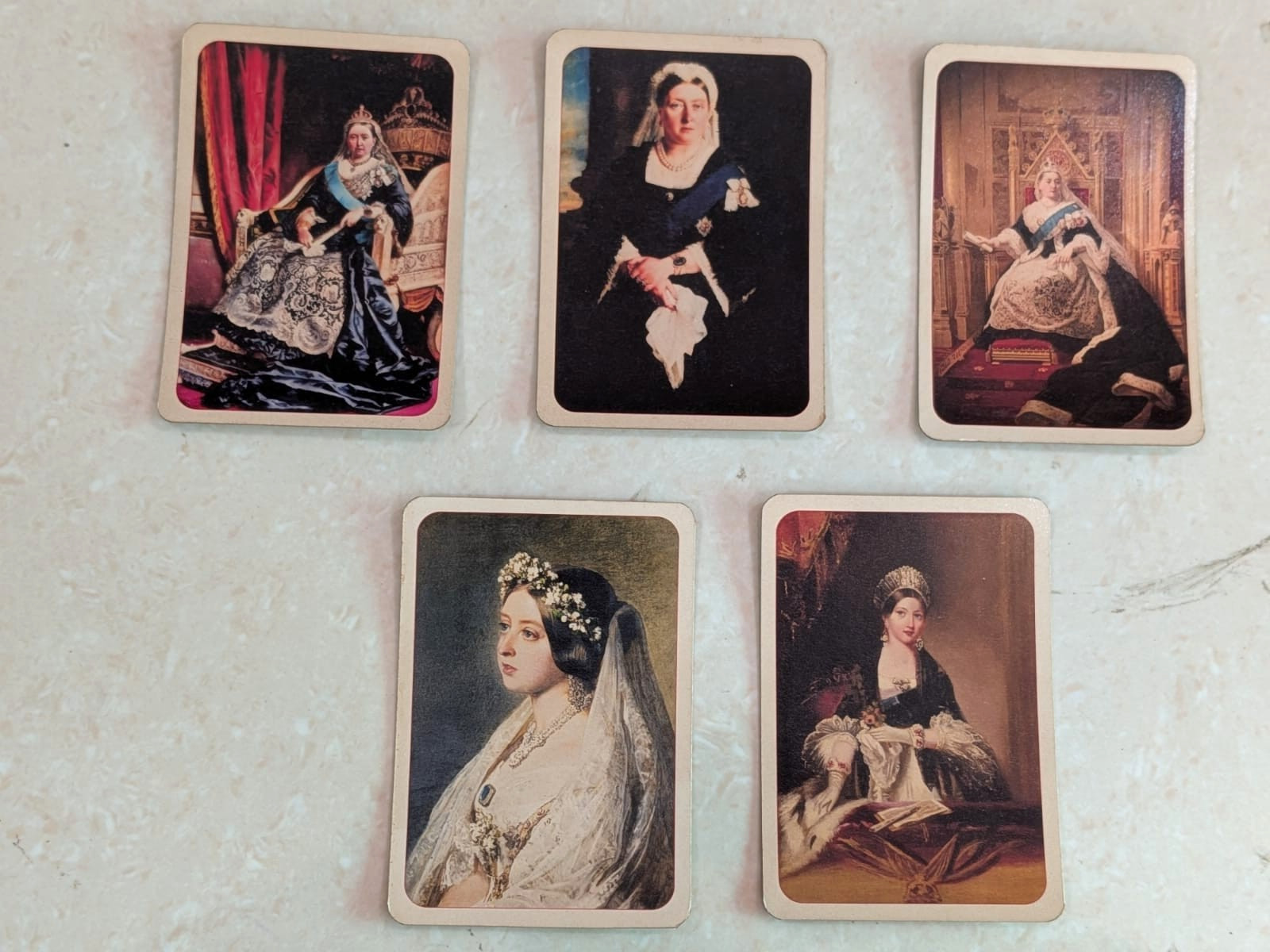 Vintage Set of 5 Queen Victoria & British Royalty Postcards –Rotary Photo London
