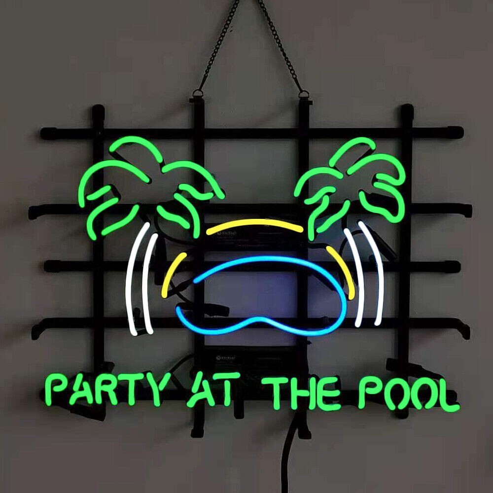New Party At the Pool Neon Sign 20\