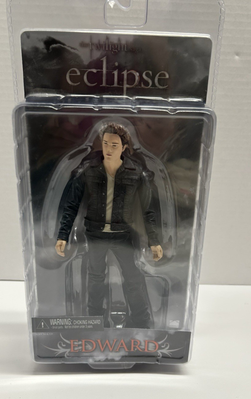 Twilight Eclipse Edward Cullen Figure New black jacket black jeans new gift