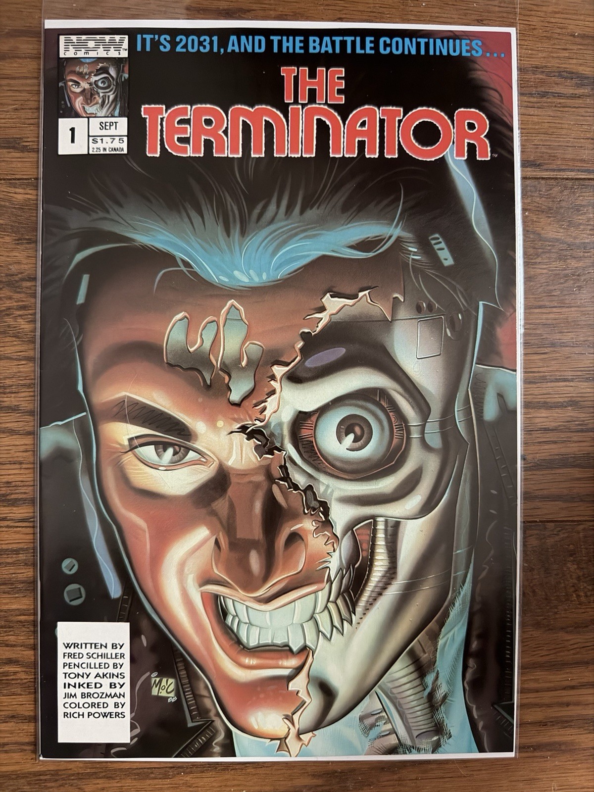 1988 Now The Terminator #1 Comic Book NM 1988 Now The Terminator #1 Comic Book NM