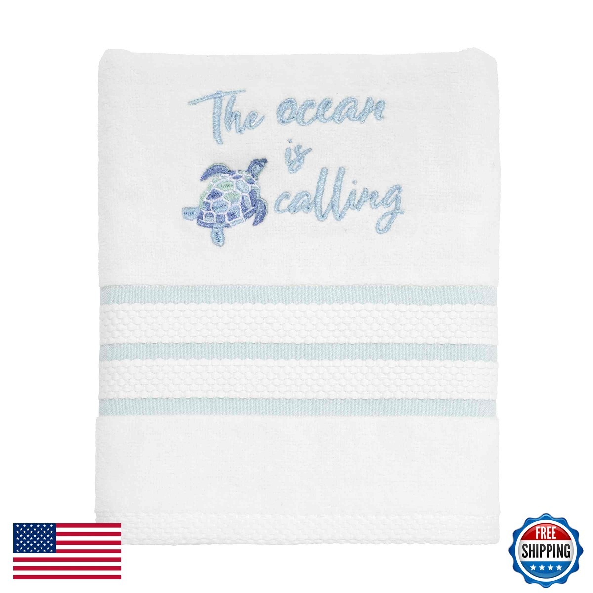 Avanti Linens Hand Towel 039682 WHT Cotton White