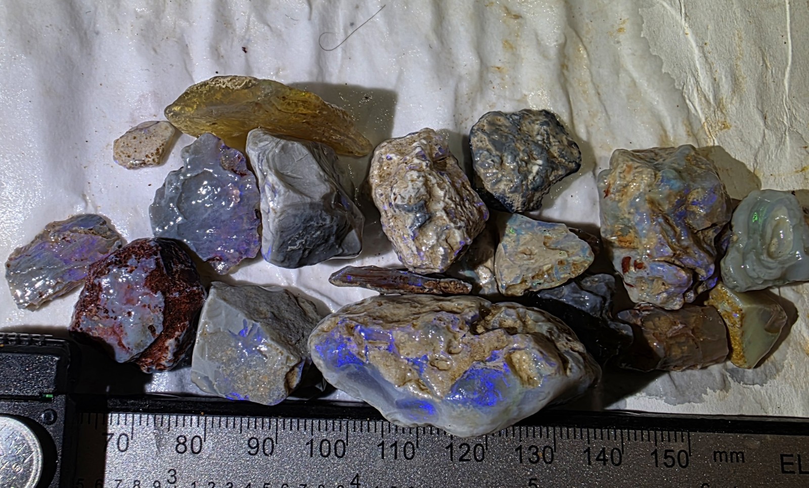 Lightning Ridge Australian Opal Rough Nobbys 270 Cts Lightning Ridge Australian Opal Rough Nobbys 270 Cts