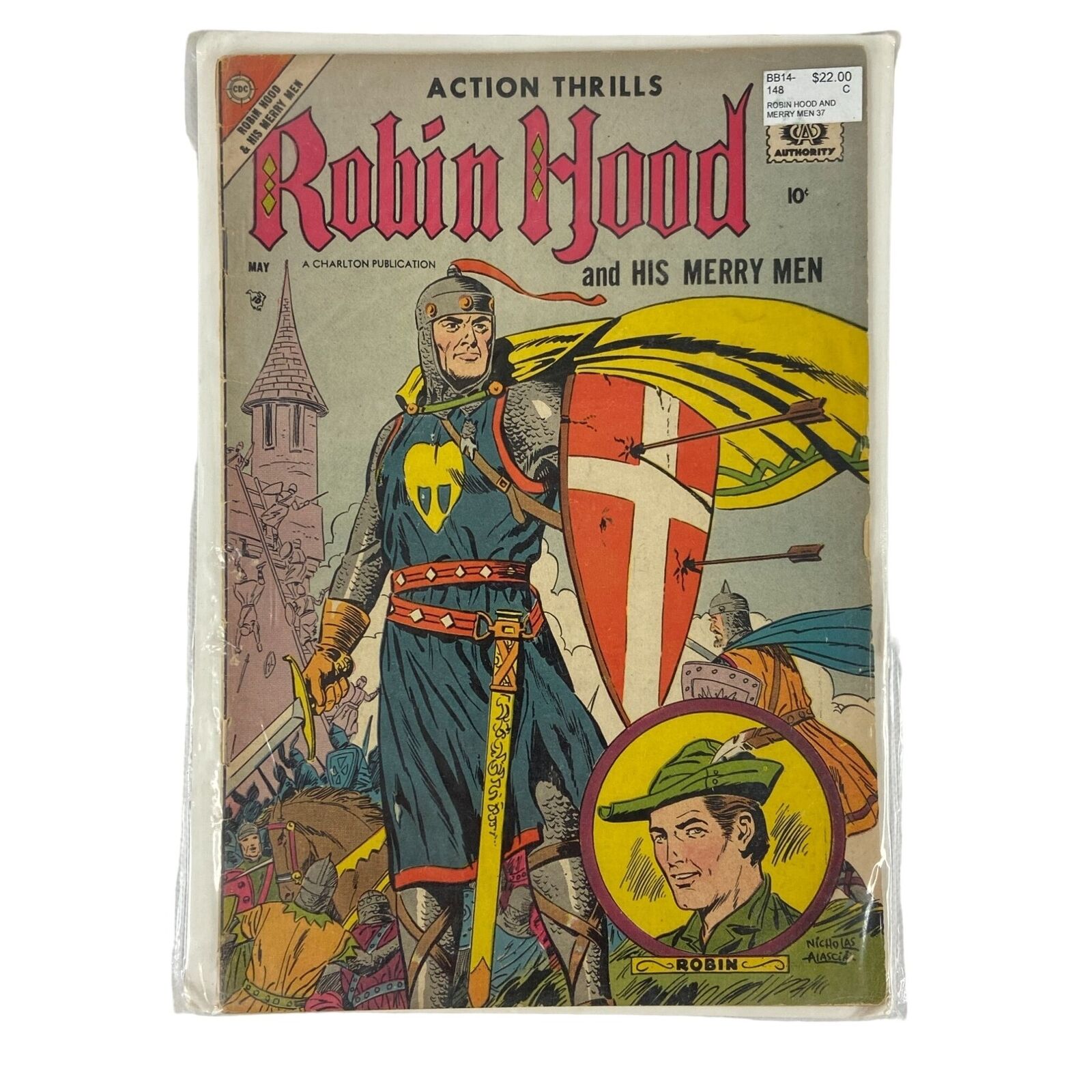 Robin Hood And His Merry Men Comic Issue 37 CDC Charlton 1958