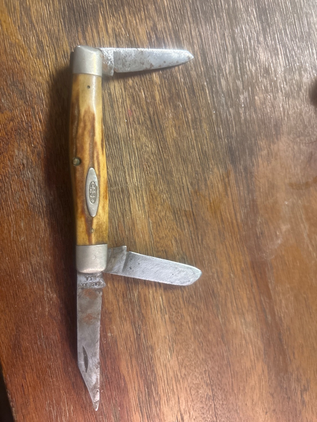 vintage case large stockman knife made from 1965 to 1969 broke spring