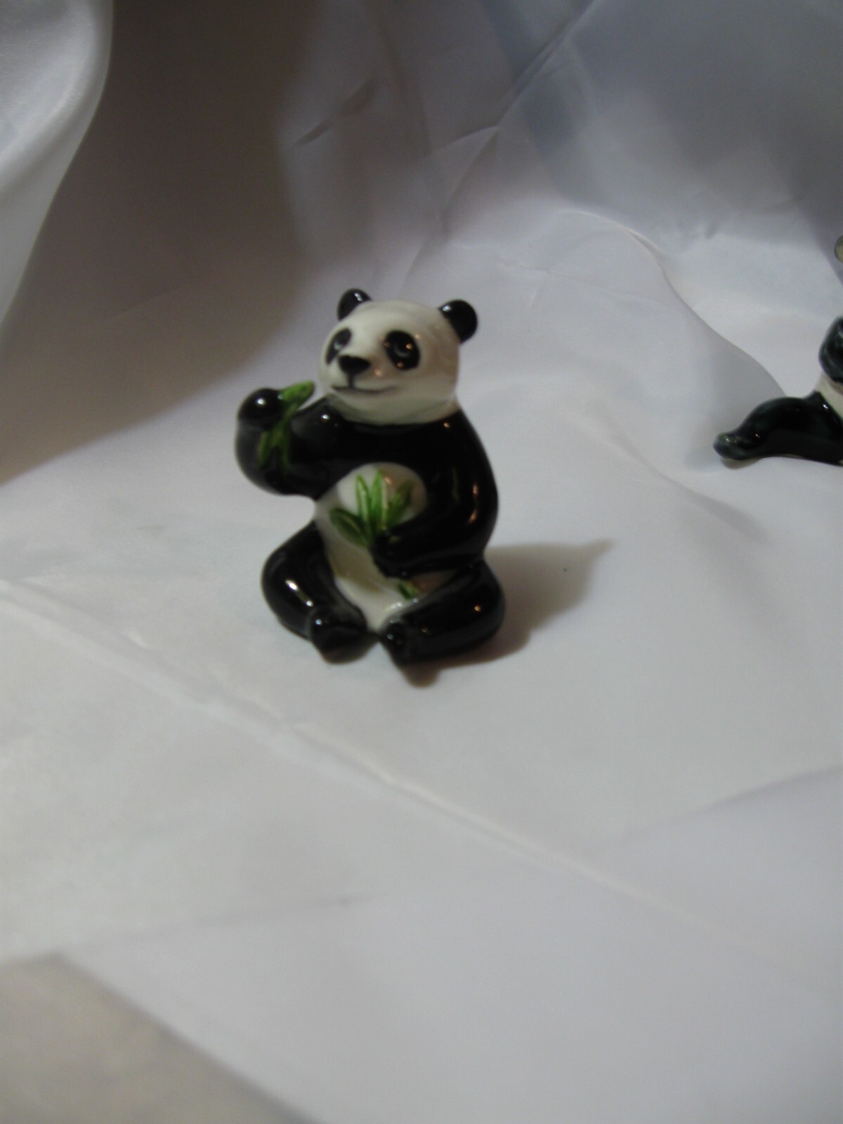 Hagen-Renaker Adorable Papa Panda Bear Eating Bamboo 2\