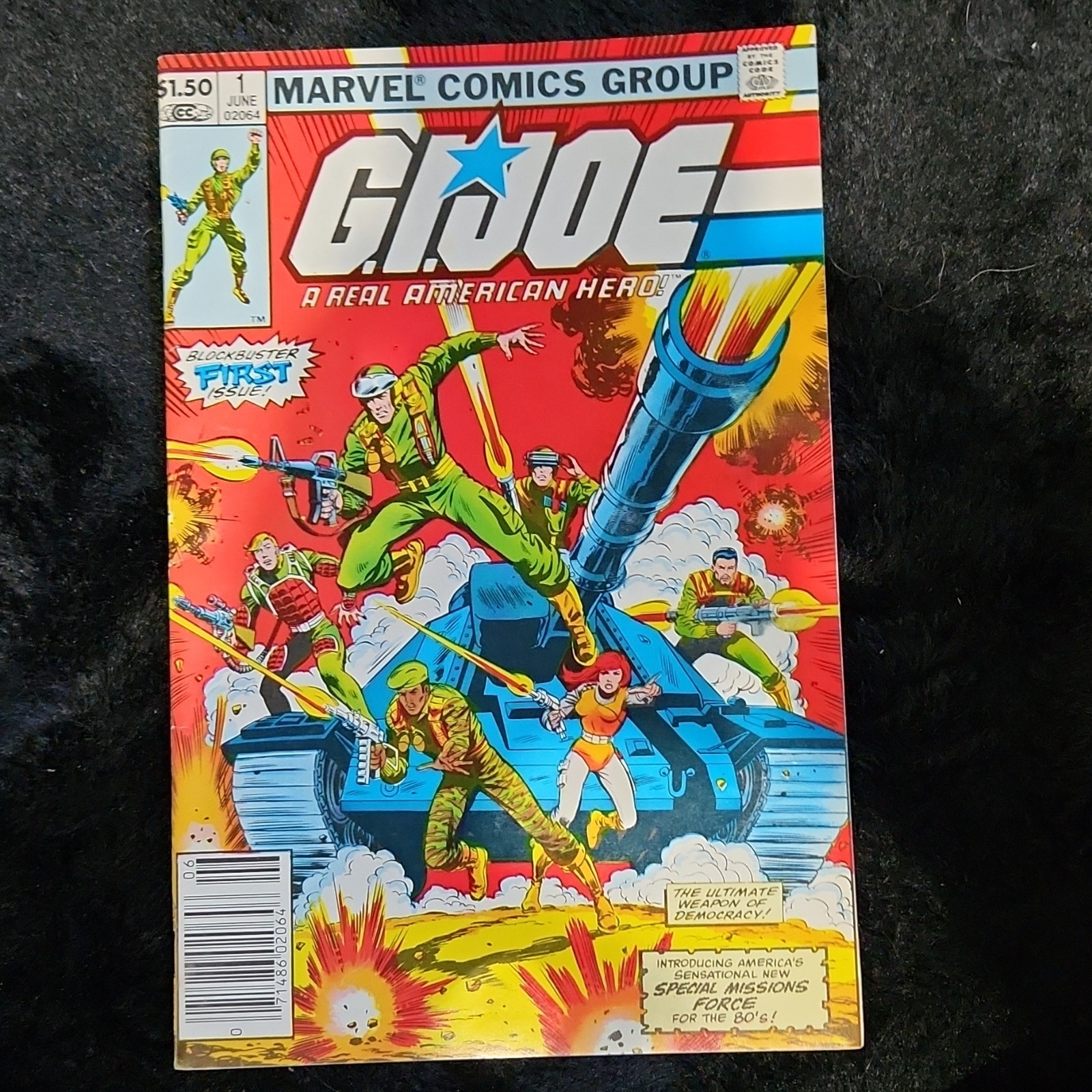 Marvel G.I. Joe: A Real American Hero #1 #2#60#59#61 1982 1st Ed 1st print 