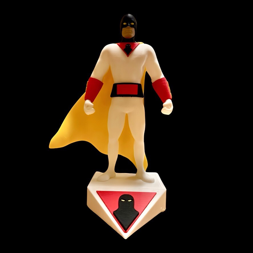 UNPAINTED Space Ghost 3D Printed Model Kit 8\