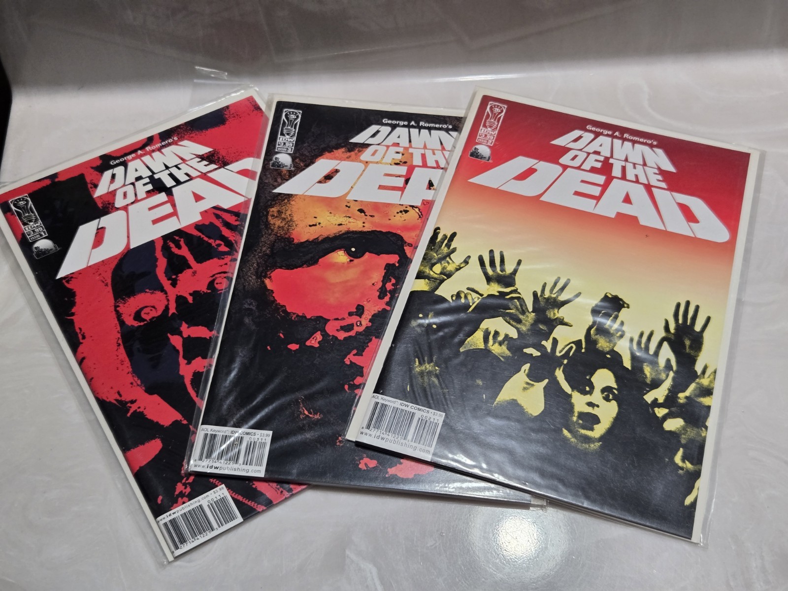 IDW 2004 DAWN OF THE DEAD Comic Book Issue #1-3 Complete Series 1 2 3 Set 1B 2nd IDW 2004 DAWN OF THE DEAD Comic Book Issue #1-3 Complete Series 1 2 3 Set 1B 2nd