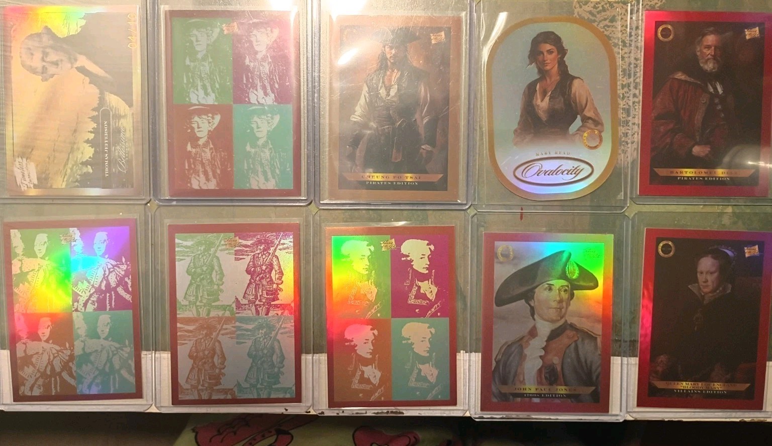 67 Card Pieces of the Past Relic Lot Lincoln Jefferson /10 /50 Historical