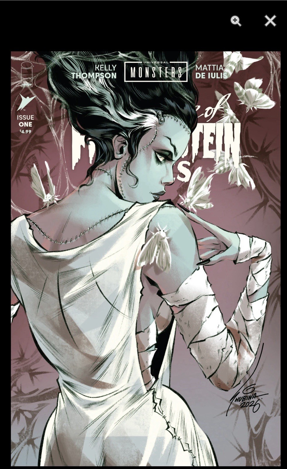 Bride of Frankenstein #1 Comics Exclusive Sveta Shubina