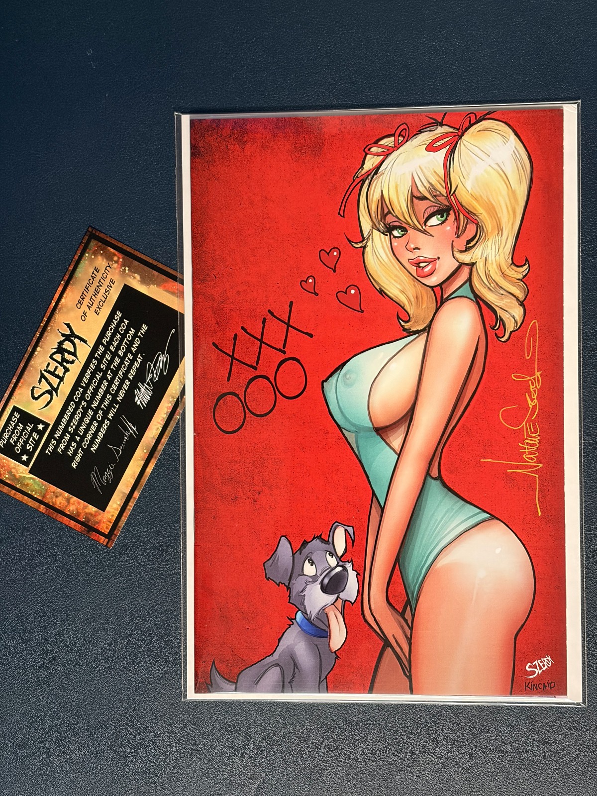 MANDY Tribute DEAN YEAGLE (NM) Virgin Variant 44/100 signed by NATHAN SZERDY COA