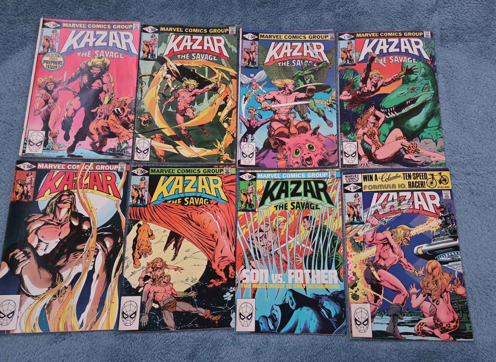 Ka-Zar the Savage 1-8 1981 Marvel Comics VF/NM COMBINED SHIPPING