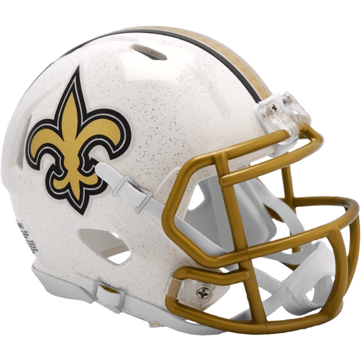 New Orleans Saints 2025 Alternate Riddell Mini Helmet
