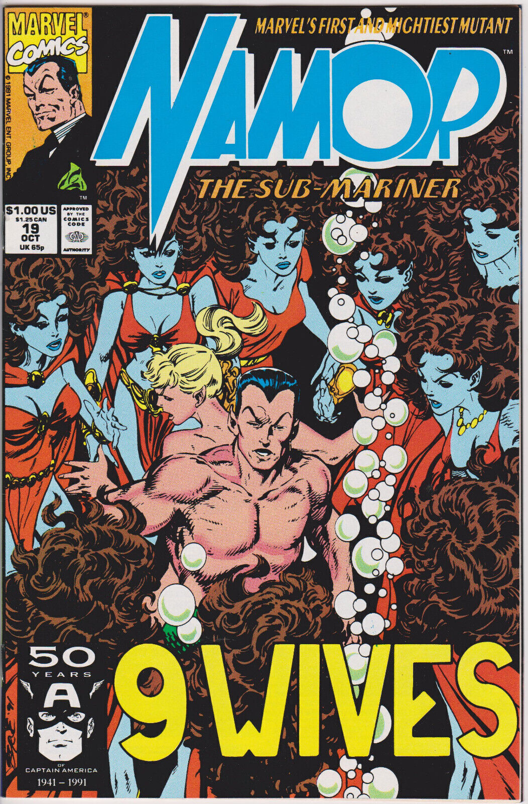 Namor the Sub-Mariner #19 (1990-1995) Marvel Comics, High Grade