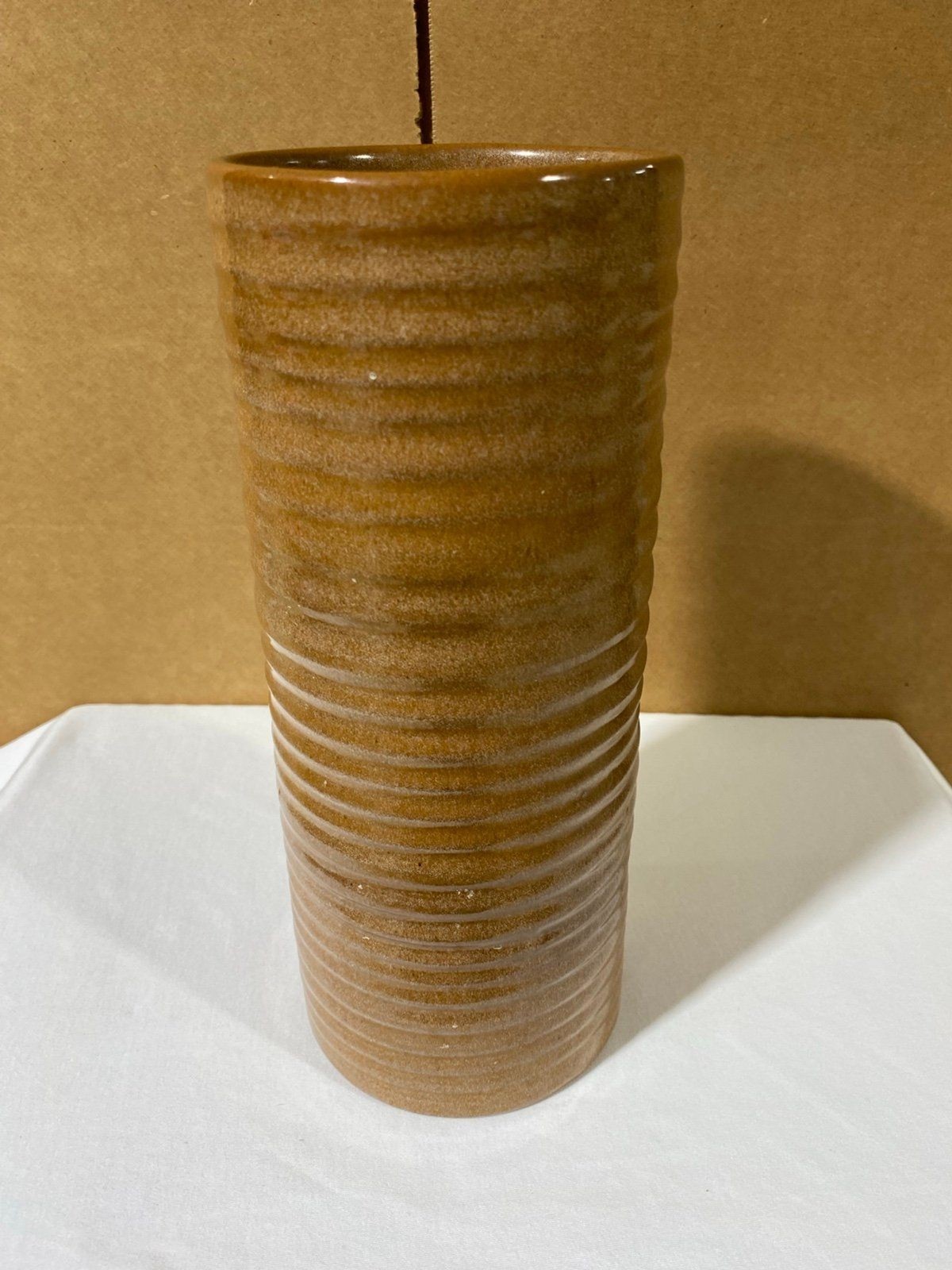 Frankoma Art Pottery 10.25” Cylinder Vase