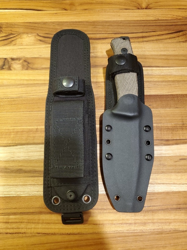 LionSteel M5 Fixed Blade Knife Green Micarta (4.50\